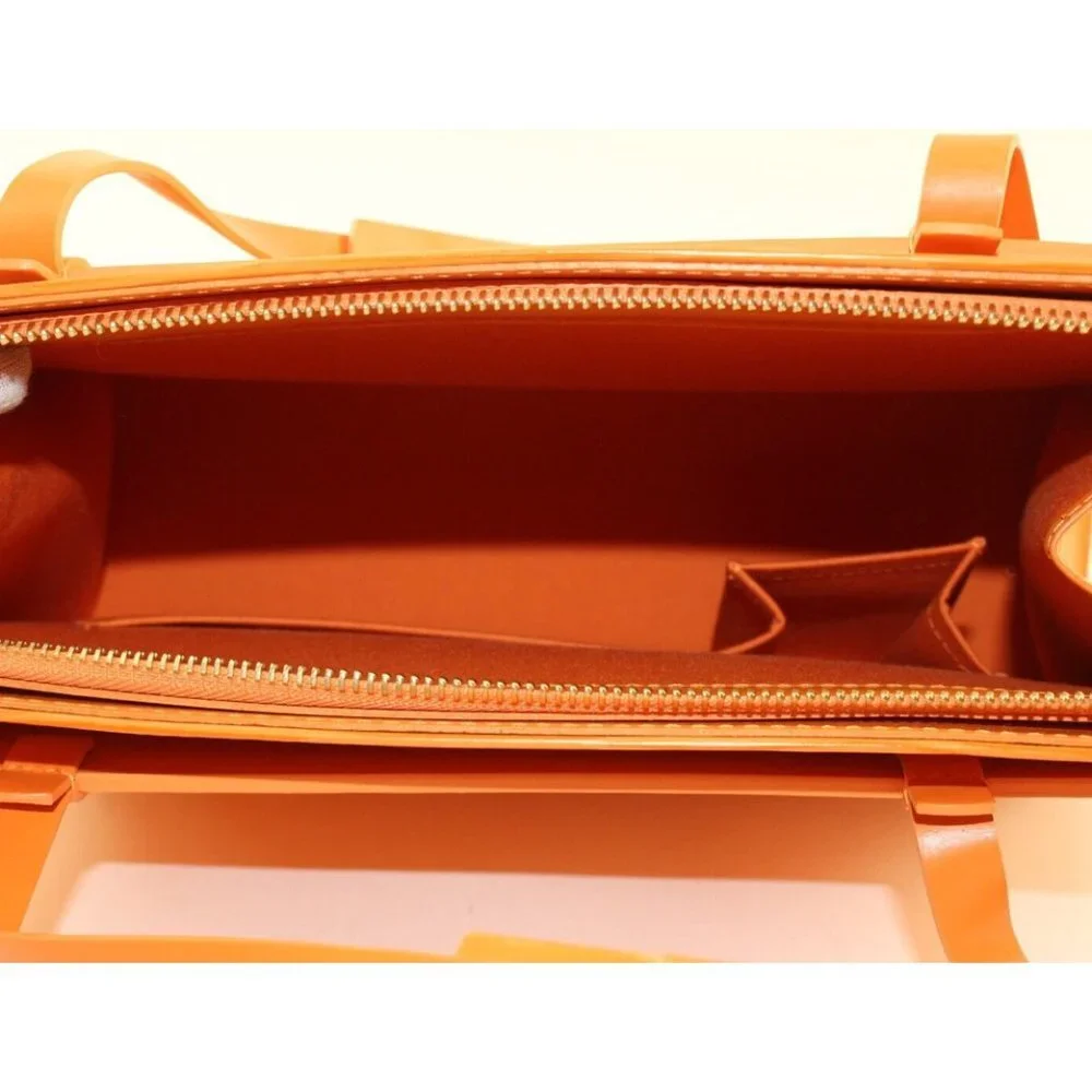 LOUIS VUITTON Orange Epi Leather Croisette Zip Shoulder Bag 1LV1220K